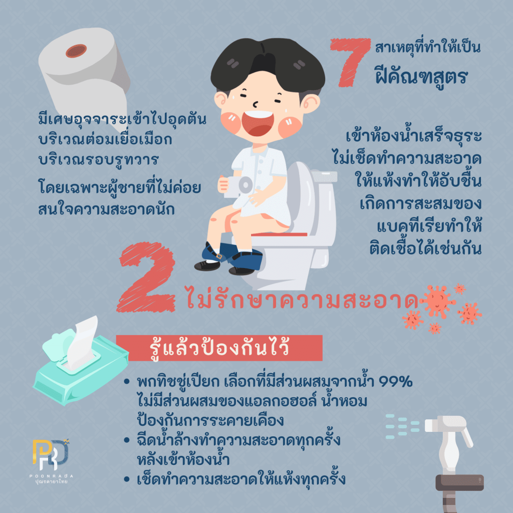 วิธีป้องกันฝีคัณฑสูตร 2